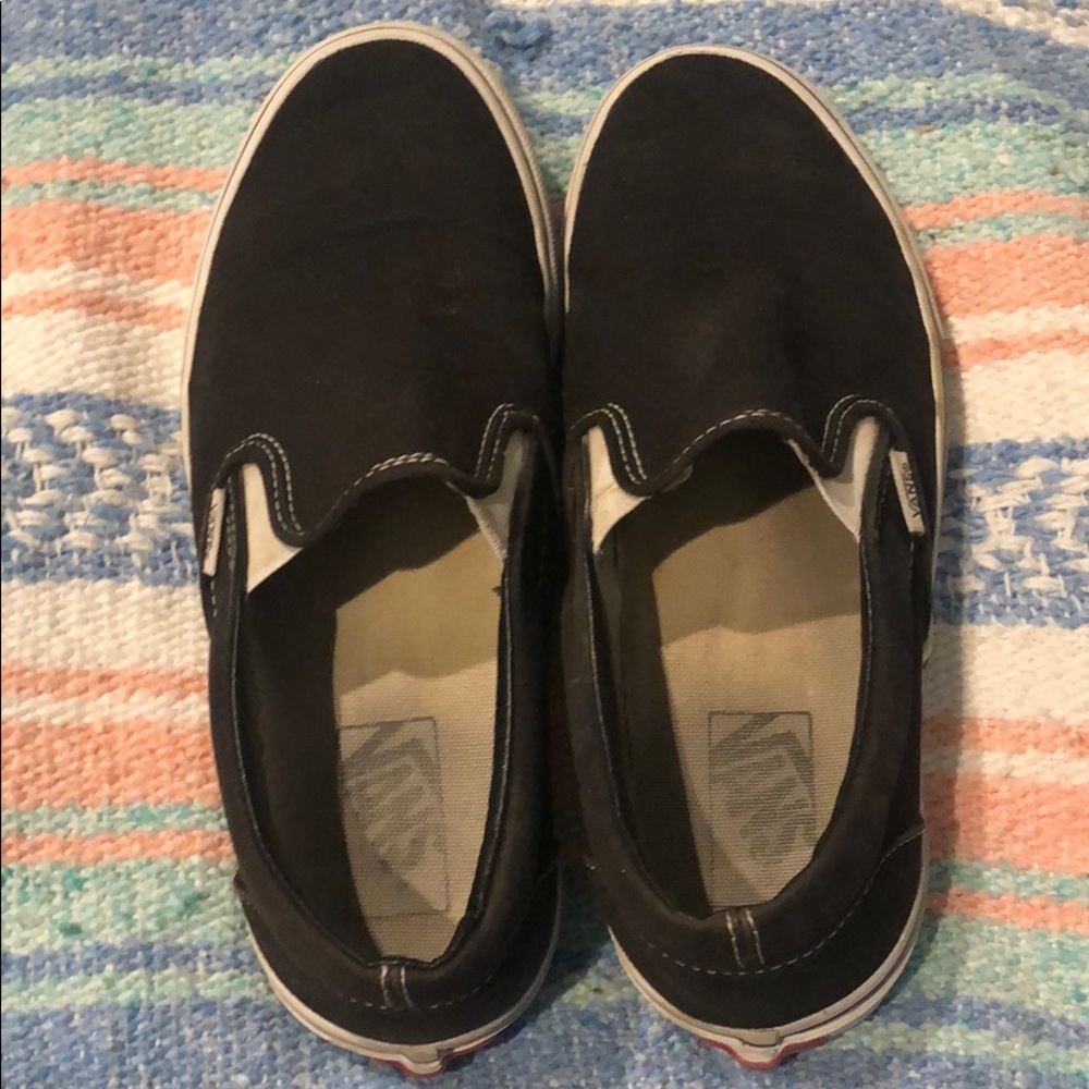 Black slip on vans